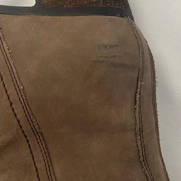 Rockport Boot Cobb Heel Natashya Slouch Mid Back Zip Brown Sz 7.5 - Picture 6 of 15